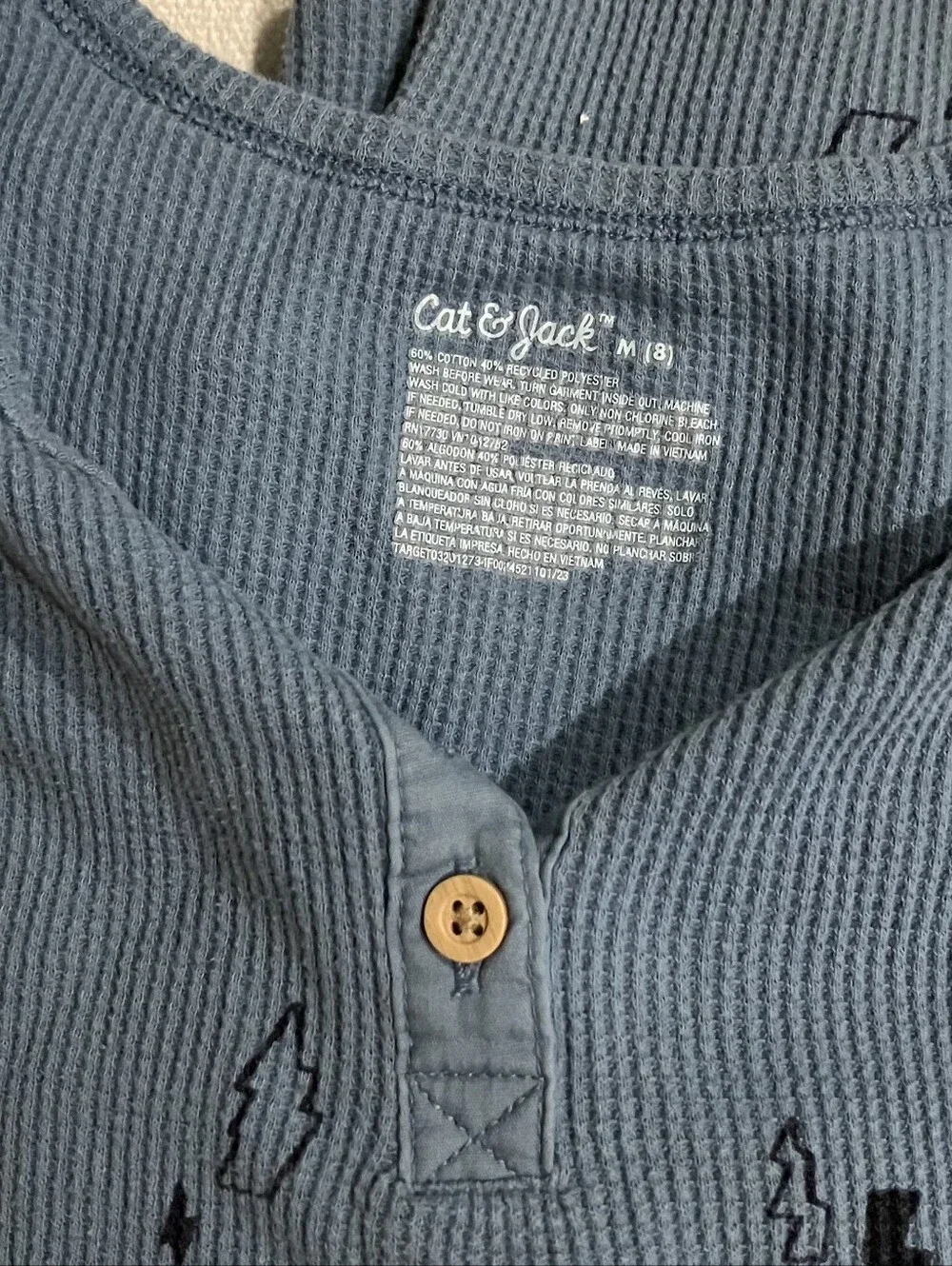 $2 If Bundled. Kids Blue Long-Sleeve Top